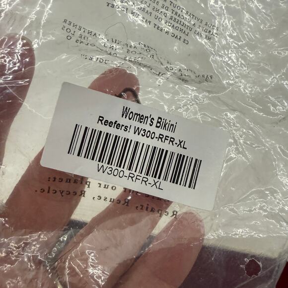 Me Undies Reefers Black Green Womens Bikini Panty Size Xlarge - Picture 2 of 6